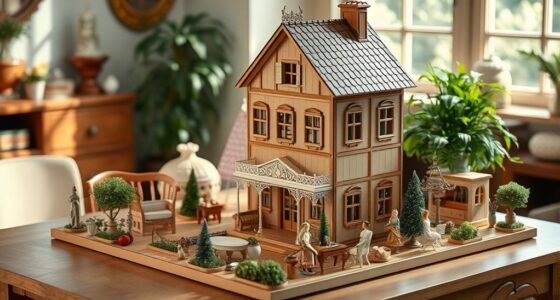 luxury wooden dollhouse collections