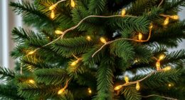 realistic pre lit christmas trees