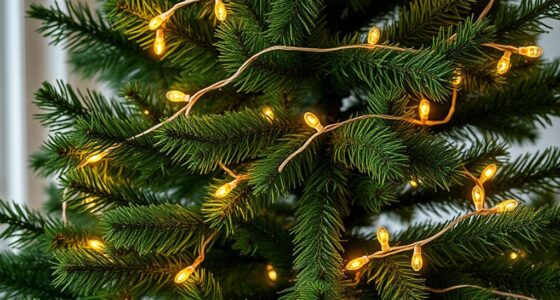 realistic pre lit christmas trees