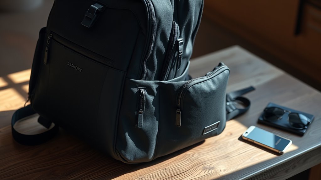 secure travel backpack picks