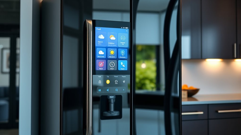smart refrigerators with touchscreens