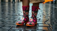 stylish yet practical rain boots