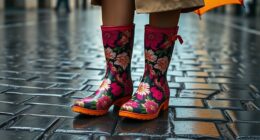 stylish yet practical rain boots