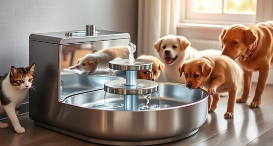 top automatic pet water fountains