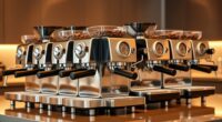 top built in grinder espresso makers