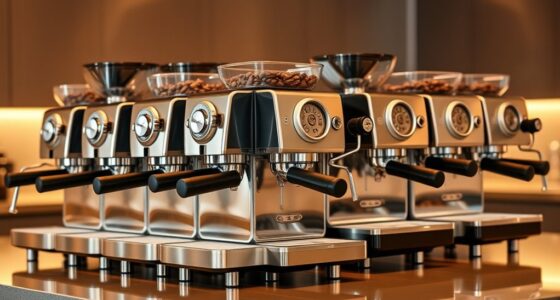 top built in grinder espresso makers