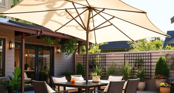 top durable stylish patio umbrellas