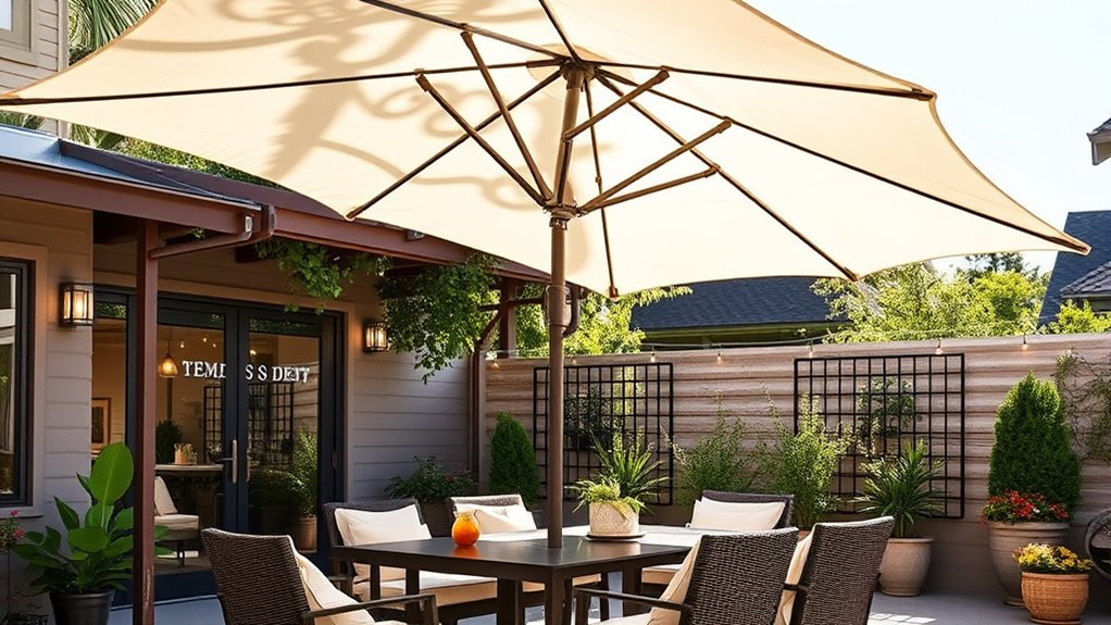 top durable stylish patio umbrellas