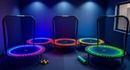 top high end trampoline sets