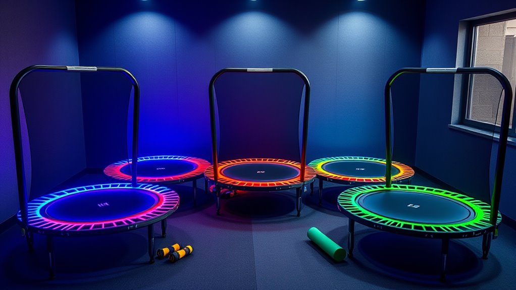 top high end trampoline sets