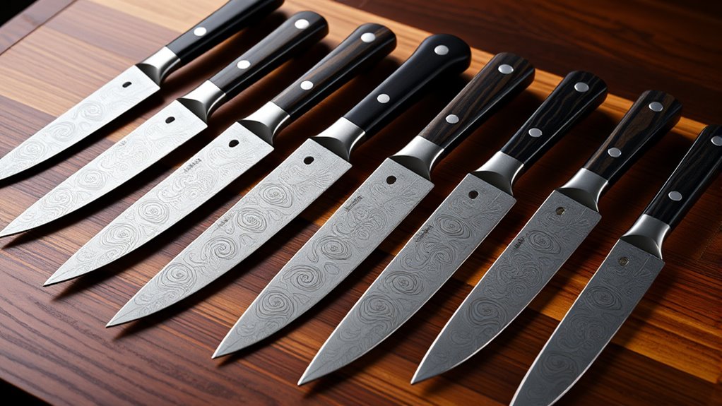 top sharp damascus knife sets