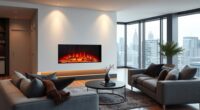 top ventless electric fireplaces