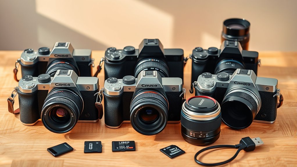 camera features and accessories