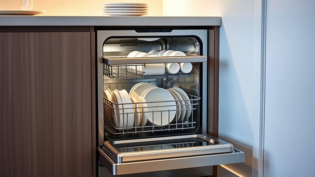 compact small apartment dishwashers