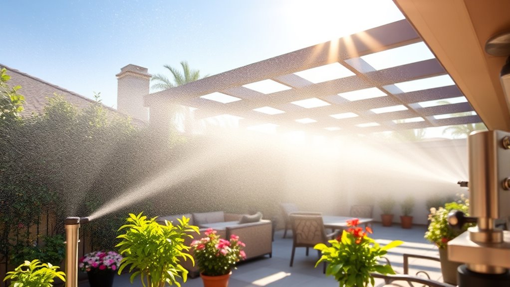 cooling area and system features