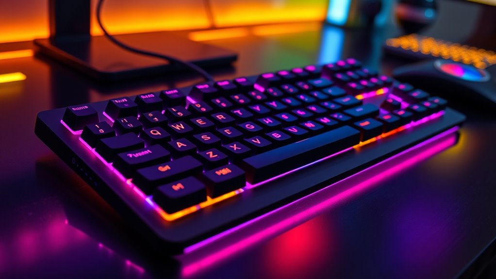 customizable ergonomic gaming keypads