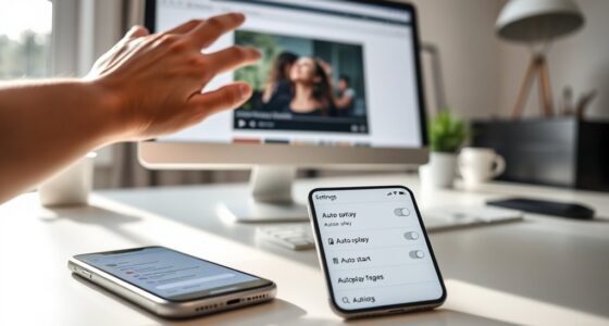 disable automatic video playback