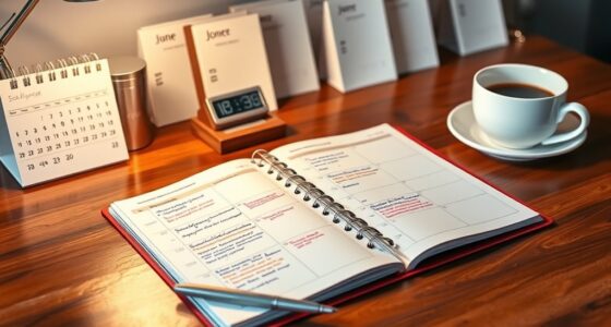 efficient scheduling habits