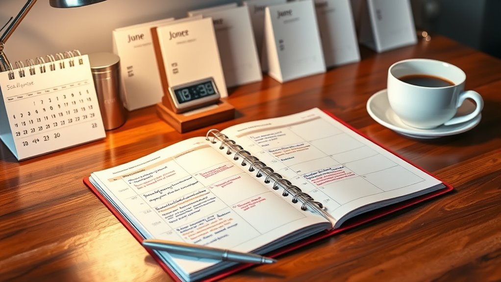 efficient scheduling habits