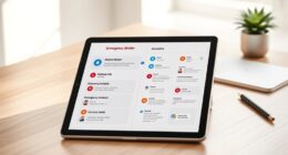 emergency contact and info