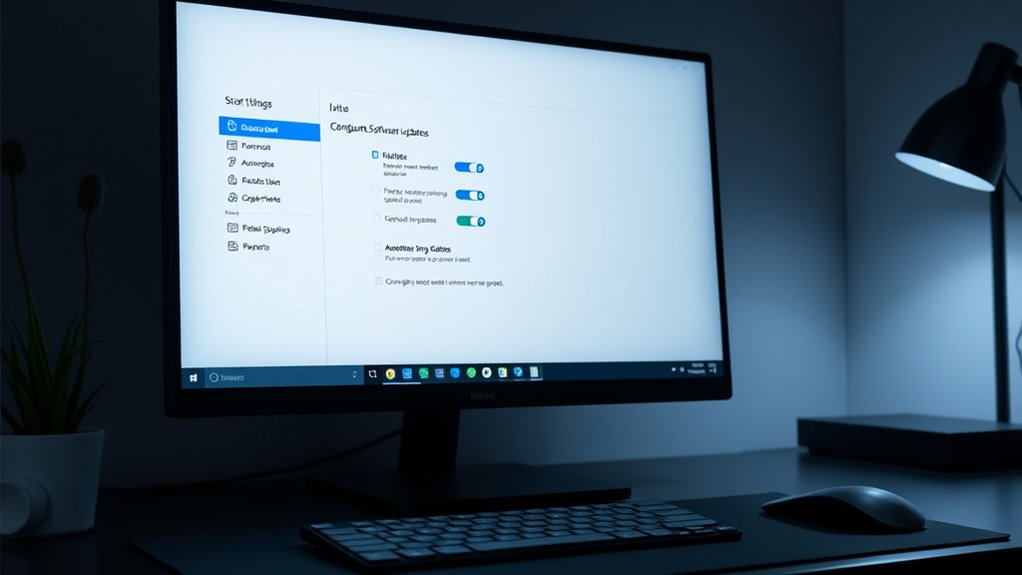 enable automatic software updates