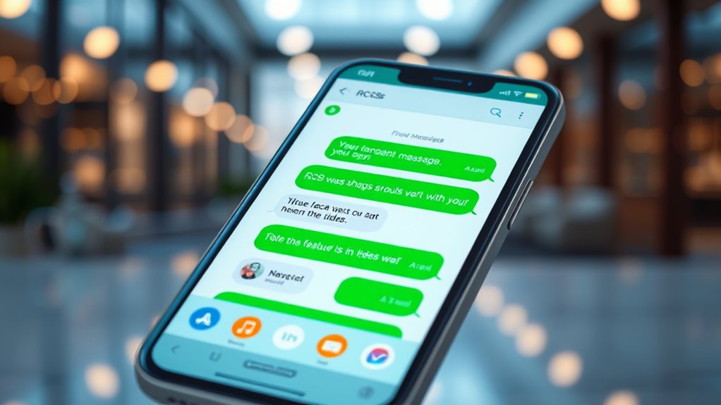 enhanced interactive messaging features