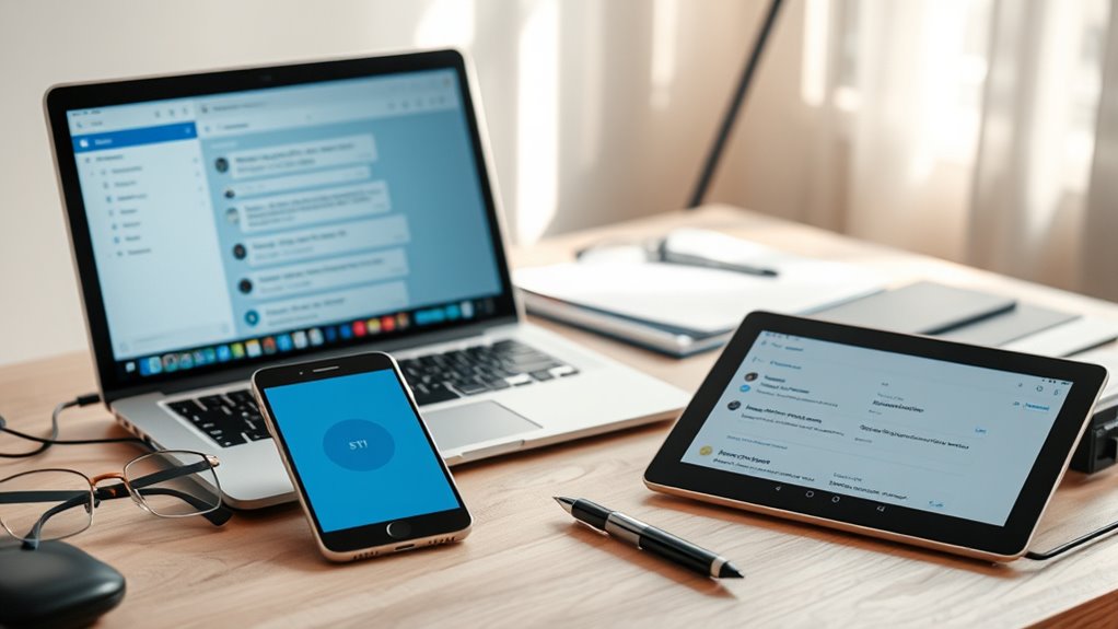 ensure devices are synced