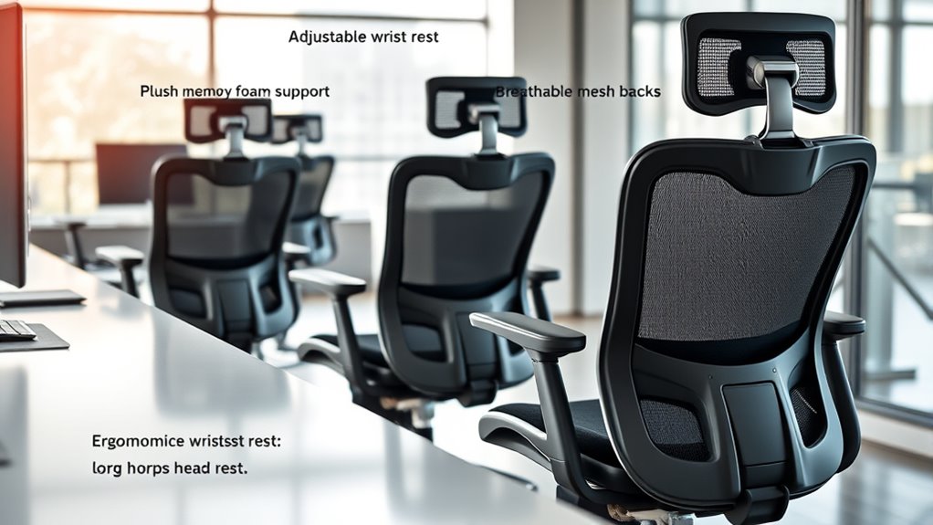 ergonomic support and comfort