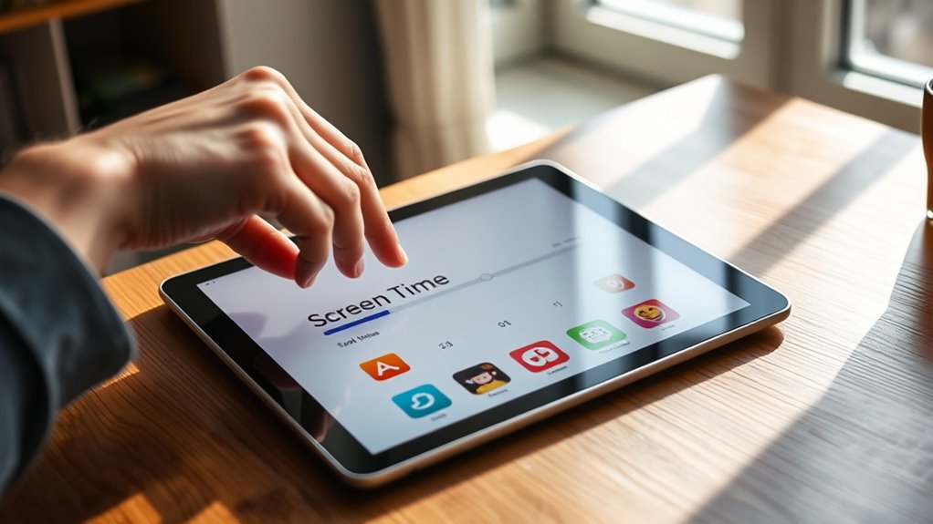 establish boundaries for healthy screen time