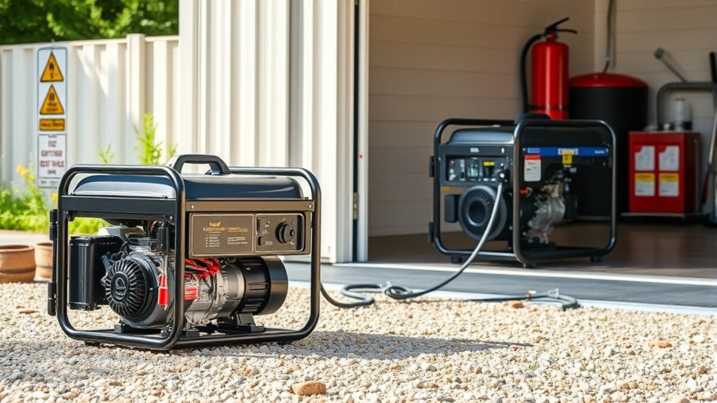 generator placement and ventilation