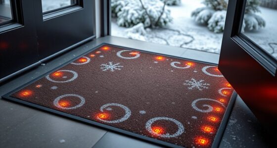heated outdoor entrance mats