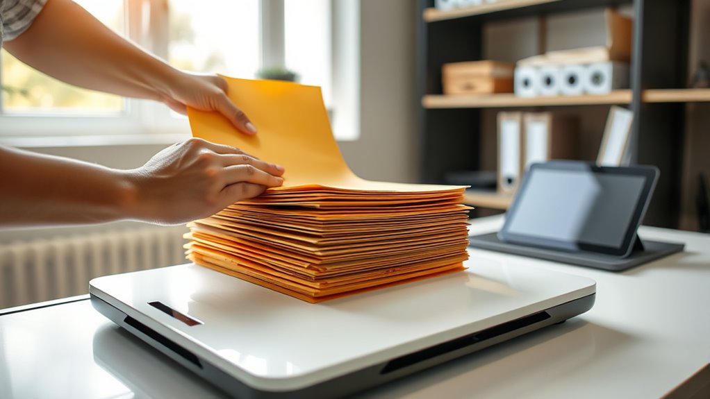 home document scanning workflow