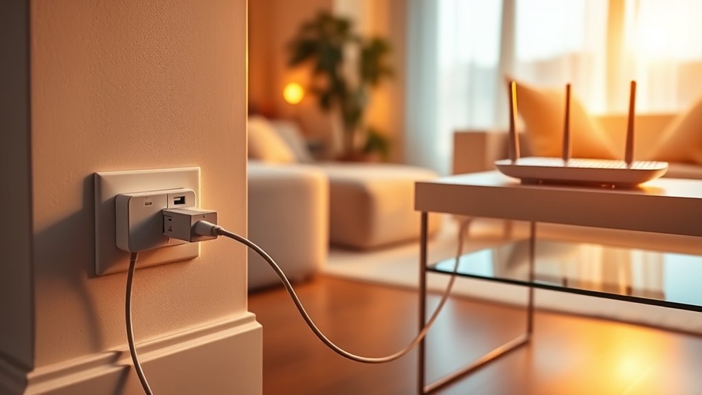 home powerline network setup