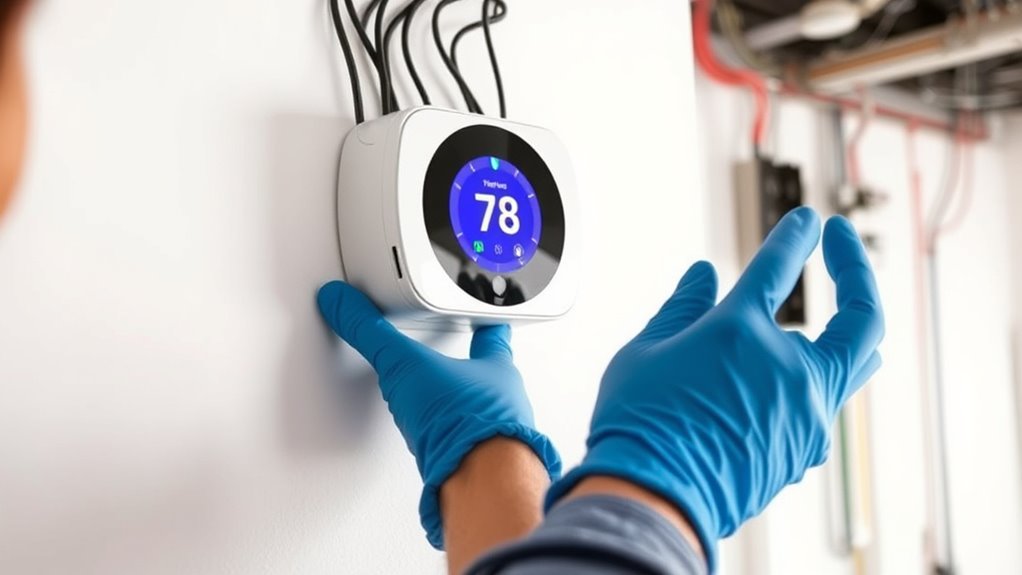 install wire mount connect