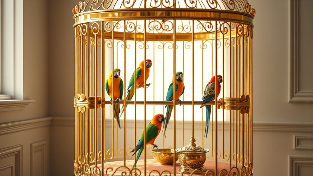 luxury bird cages selection