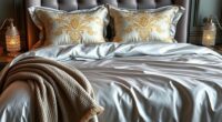 luxury king bed bedding