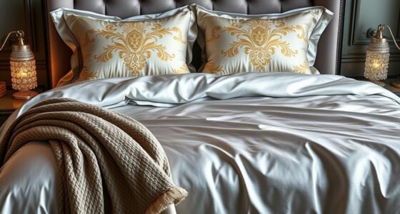 luxury king bed bedding
