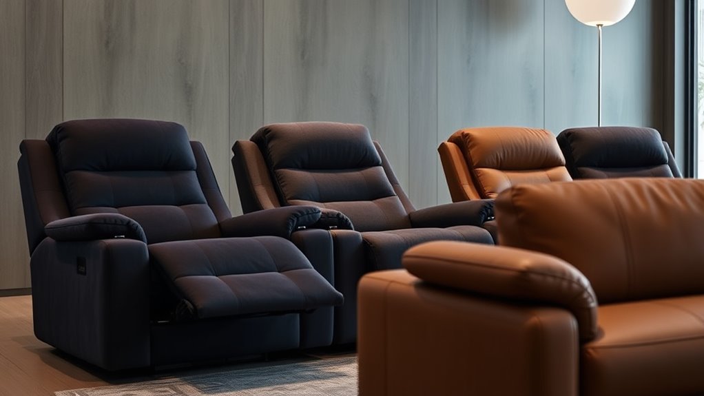 luxury reclining sofa options