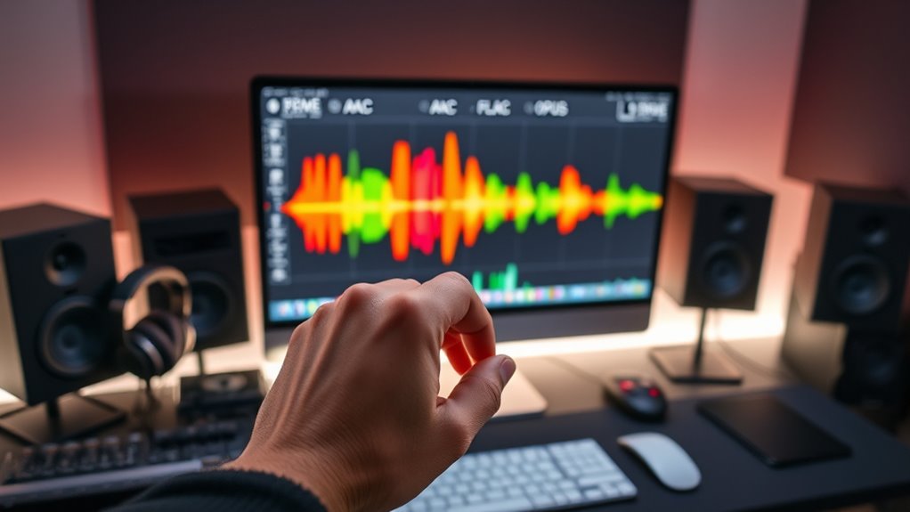 optimized lossless adaptive audio