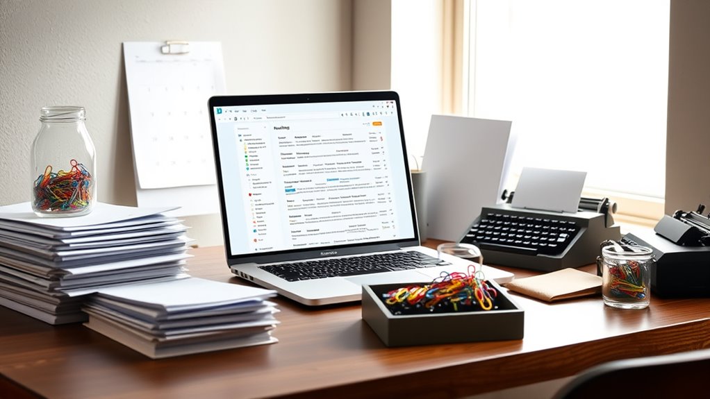 organized email archiving system