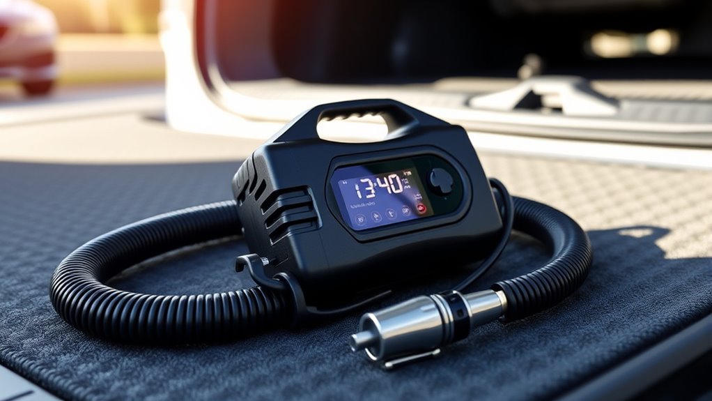 portable inflator features checklist