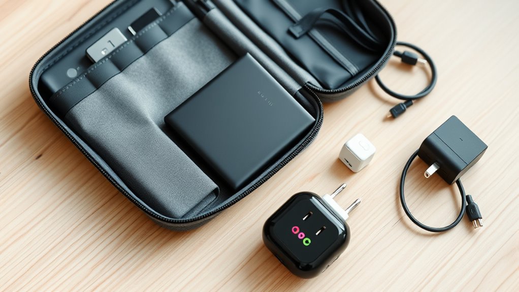 prepare essential travel gadgets