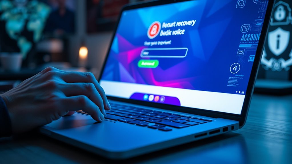 secure account recovery steps