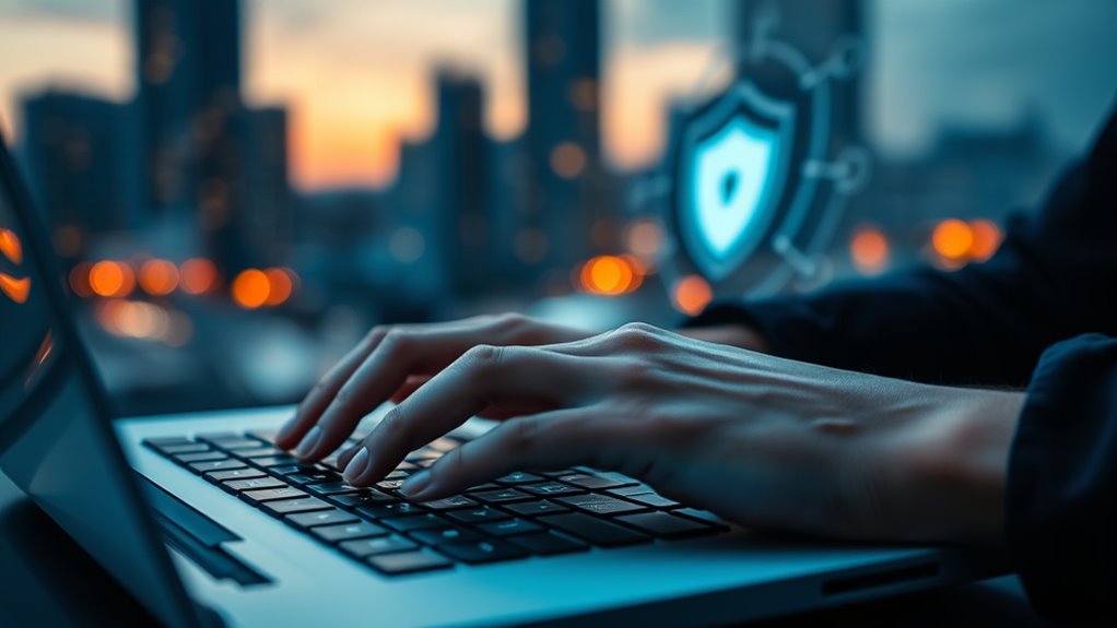 secure passwords and vigilance