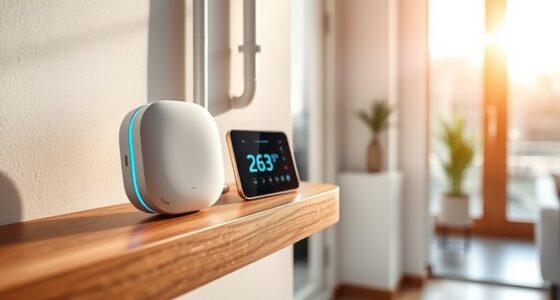 smart leak detectors with temperature alerts