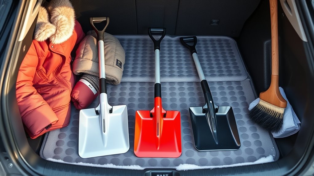 snow shovel material features