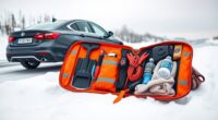 snow travel emergency kits