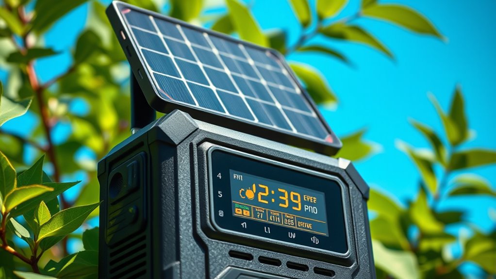 solar powered emergency radio