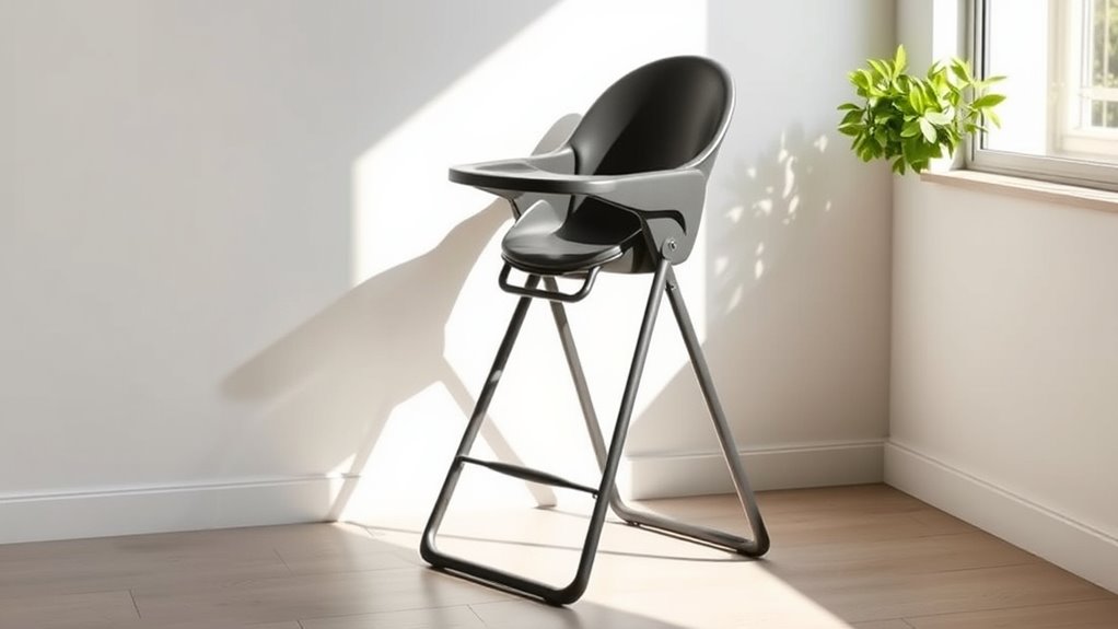 space saving fold flat high chairs