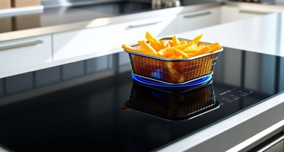 top air fry induction ranges